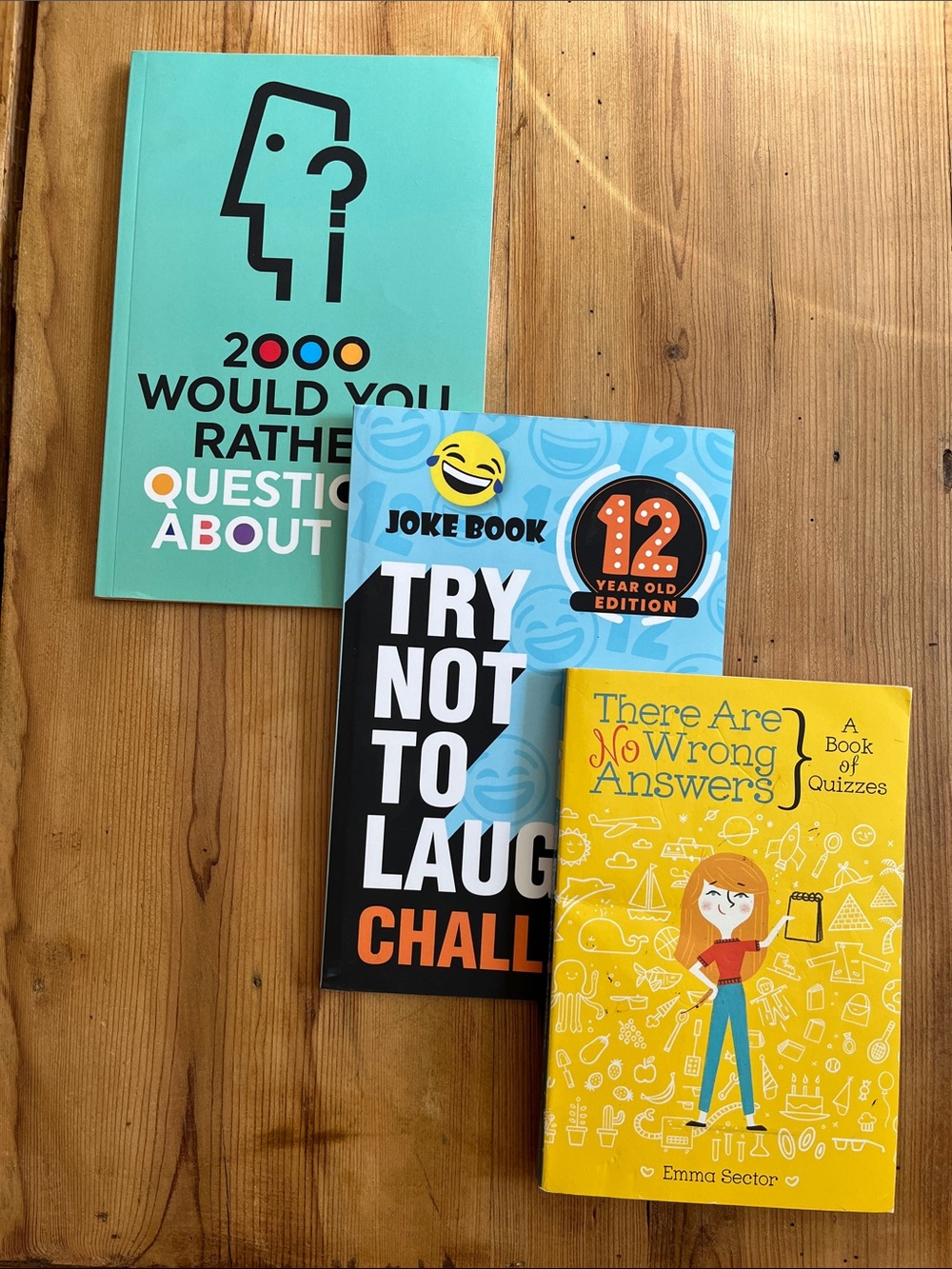 Set/3 Tween Teen SC Books Q & A Would You Rather Road Trip BFF Personality Quiz